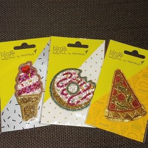 Papyrus bird & quill - Food Themed Sticky Patches